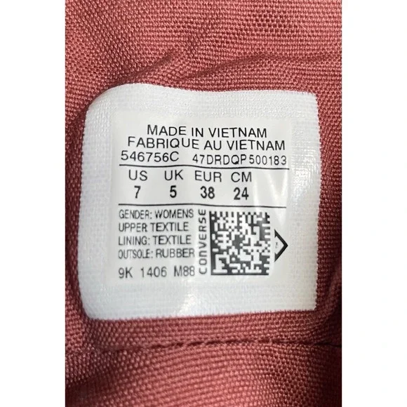 Converse All-Star + Missoni Hi-Tops Zigzag Sparkle Purple, Women's Size 7 - Picture 10 of 10